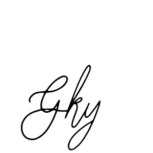 Similarly Bearetta-2O07w is the best handwritten signature design. Signature creator online .You can use it as an online autograph creator for name Gky. Gky signature style 12 images and pictures png