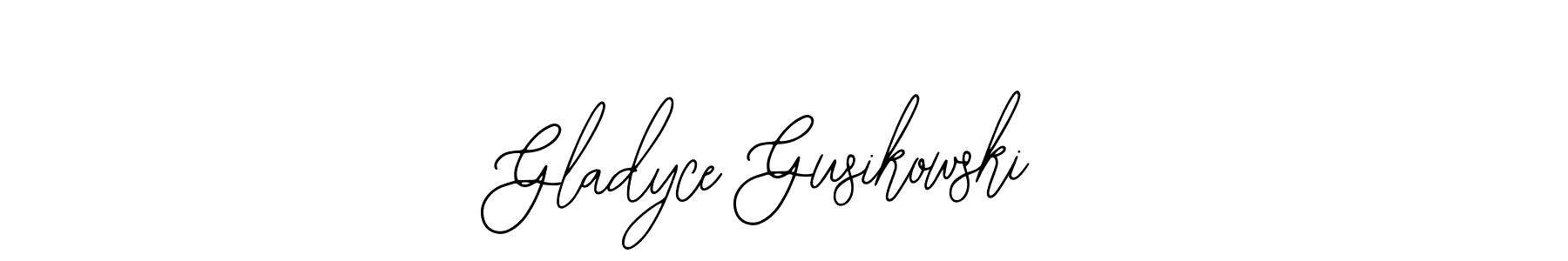 It looks lik you need a new signature style for name Gladyce Gusikowski. Design unique handwritten (Bearetta-2O07w) signature with our free signature maker in just a few clicks. Gladyce Gusikowski signature style 12 images and pictures png