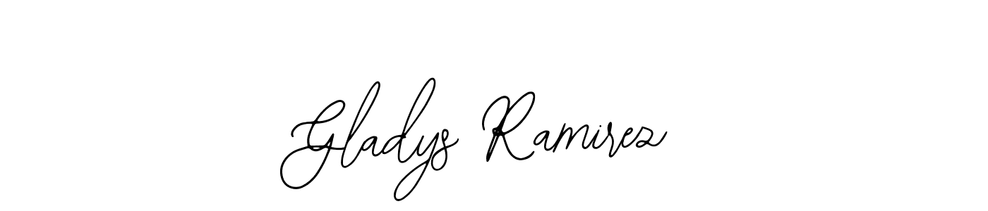 Bearetta-2O07w is a professional signature style that is perfect for those who want to add a touch of class to their signature. It is also a great choice for those who want to make their signature more unique. Get Gladys Ramirez name to fancy signature for free. Gladys Ramirez signature style 12 images and pictures png