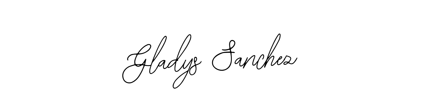 You can use this online signature creator to create a handwritten signature for the name Gladys Sanchez. This is the best online autograph maker. Gladys Sanchez signature style 12 images and pictures png