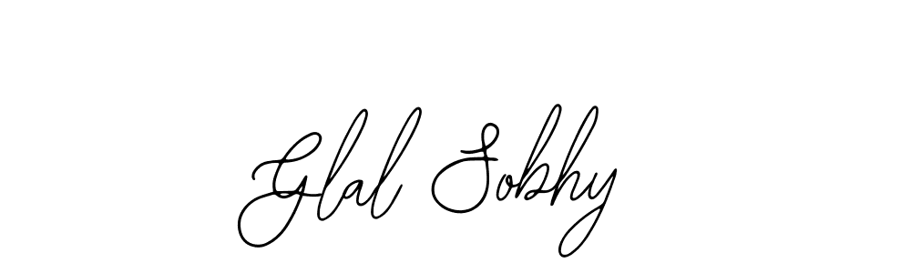 if you are searching for the best signature style for your name Glal Sobhy. so please give up your signature search. here we have designed multiple signature styles  using Bearetta-2O07w. Glal Sobhy signature style 12 images and pictures png