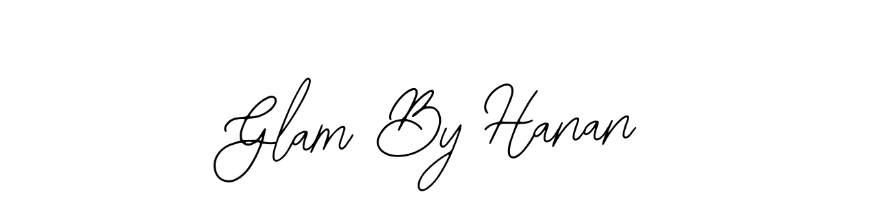 Design your own signature with our free online signature maker. With this signature software, you can create a handwritten (Bearetta-2O07w) signature for name Glam By Hanan. Glam By Hanan signature style 12 images and pictures png