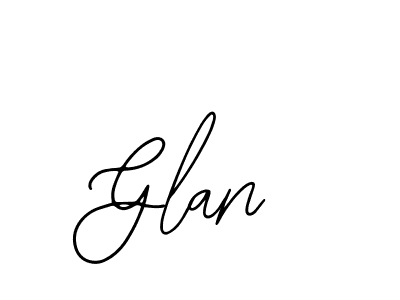 Design your own signature with our free online signature maker. With this signature software, you can create a handwritten (Bearetta-2O07w) signature for name Glan. Glan signature style 12 images and pictures png