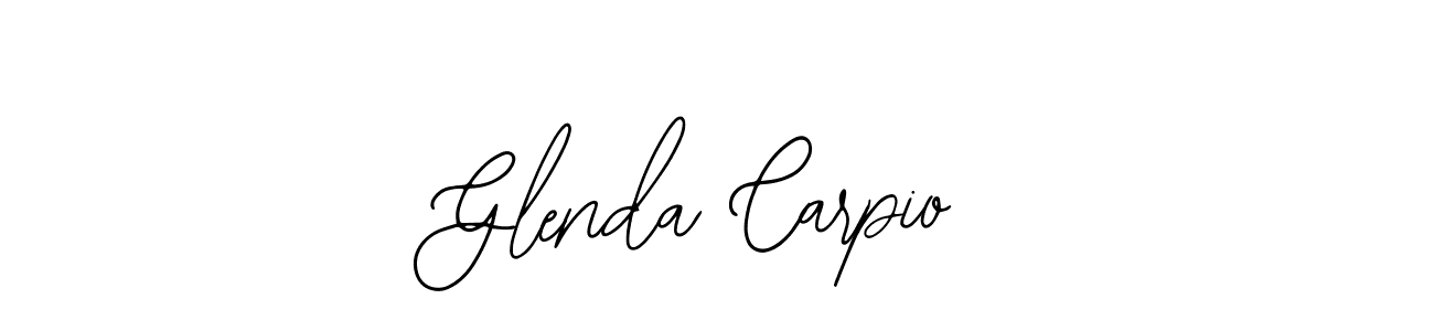 You should practise on your own different ways (Bearetta-2O07w) to write your name (Glenda Carpio) in signature. don't let someone else do it for you. Glenda Carpio signature style 12 images and pictures png