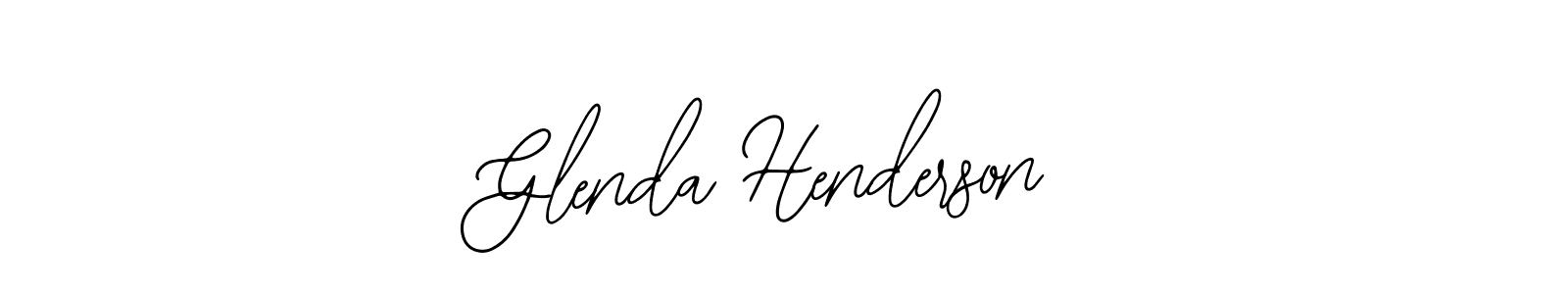 How to make Glenda Henderson signature? Bearetta-2O07w is a professional autograph style. Create handwritten signature for Glenda Henderson name. Glenda Henderson signature style 12 images and pictures png