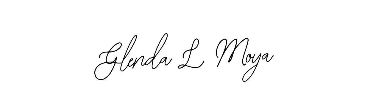 Use a signature maker to create a handwritten signature online. With this signature software, you can design (Bearetta-2O07w) your own signature for name Glenda L Moya. Glenda L Moya signature style 12 images and pictures png