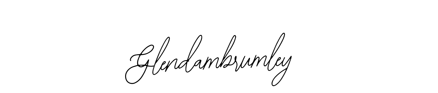 if you are searching for the best signature style for your name Glendambrumley. so please give up your signature search. here we have designed multiple signature styles  using Bearetta-2O07w. Glendambrumley signature style 12 images and pictures png