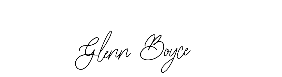 You should practise on your own different ways (Bearetta-2O07w) to write your name (Glenn Boyce) in signature. don't let someone else do it for you. Glenn Boyce signature style 12 images and pictures png