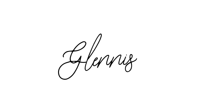 Also we have Glennis name is the best signature style. Create professional handwritten signature collection using Bearetta-2O07w autograph style. Glennis signature style 12 images and pictures png