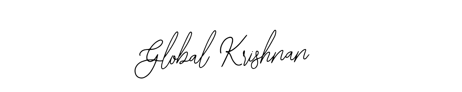 Make a beautiful signature design for name Global Krishnan. With this signature (Bearetta-2O07w) style, you can create a handwritten signature for free. Global Krishnan signature style 12 images and pictures png