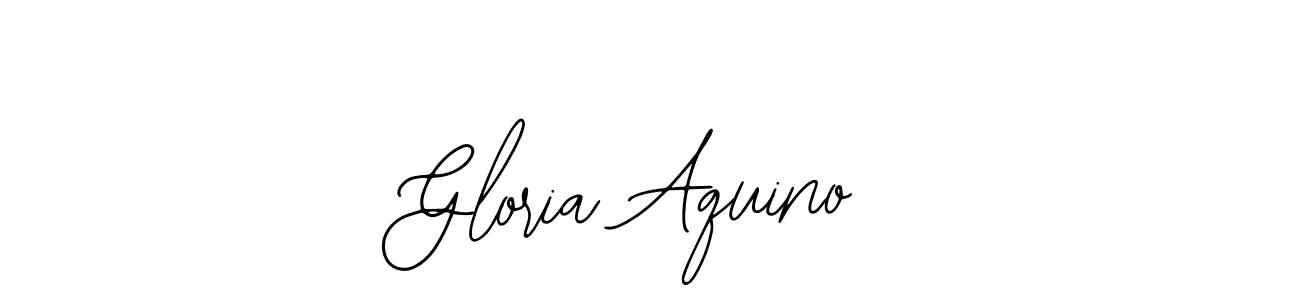 Gloria Aquino stylish signature style. Best Handwritten Sign (Bearetta-2O07w) for my name. Handwritten Signature Collection Ideas for my name Gloria Aquino. Gloria Aquino signature style 12 images and pictures png