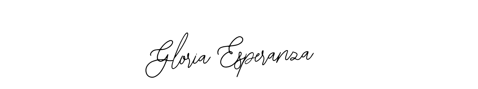 Similarly Bearetta-2O07w is the best handwritten signature design. Signature creator online .You can use it as an online autograph creator for name Gloria Esperanza. Gloria Esperanza signature style 12 images and pictures png