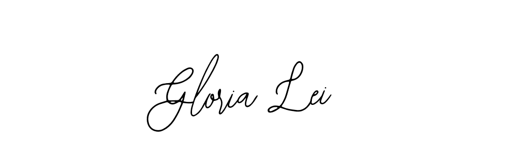 Gloria Lei stylish signature style. Best Handwritten Sign (Bearetta-2O07w) for my name. Handwritten Signature Collection Ideas for my name Gloria Lei. Gloria Lei signature style 12 images and pictures png