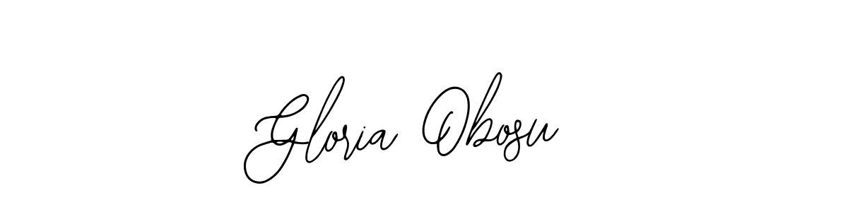Gloria Obosu stylish signature style. Best Handwritten Sign (Bearetta-2O07w) for my name. Handwritten Signature Collection Ideas for my name Gloria Obosu. Gloria Obosu signature style 12 images and pictures png
