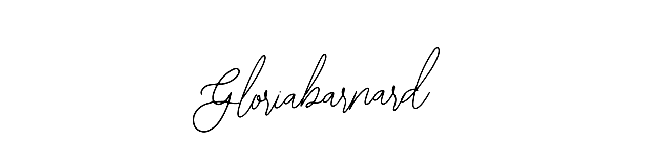 How to make Gloriabarnard signature? Bearetta-2O07w is a professional autograph style. Create handwritten signature for Gloriabarnard name. Gloriabarnard signature style 12 images and pictures png
