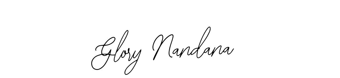 It looks lik you need a new signature style for name Glory Nandana. Design unique handwritten (Bearetta-2O07w) signature with our free signature maker in just a few clicks. Glory Nandana signature style 12 images and pictures png