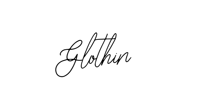 Use a signature maker to create a handwritten signature online. With this signature software, you can design (Bearetta-2O07w) your own signature for name Glothin. Glothin signature style 12 images and pictures png