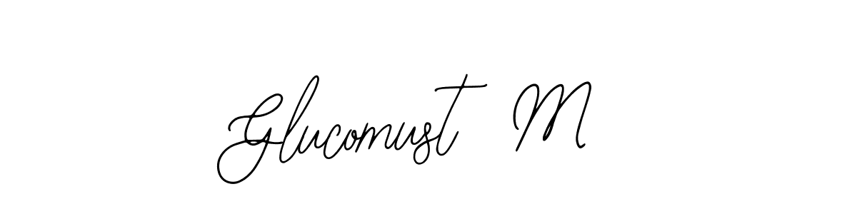 Once you've used our free online signature maker to create your best signature Bearetta-2O07w style, it's time to enjoy all of the benefits that Glucomust  M name signing documents. Glucomust  M signature style 12 images and pictures png