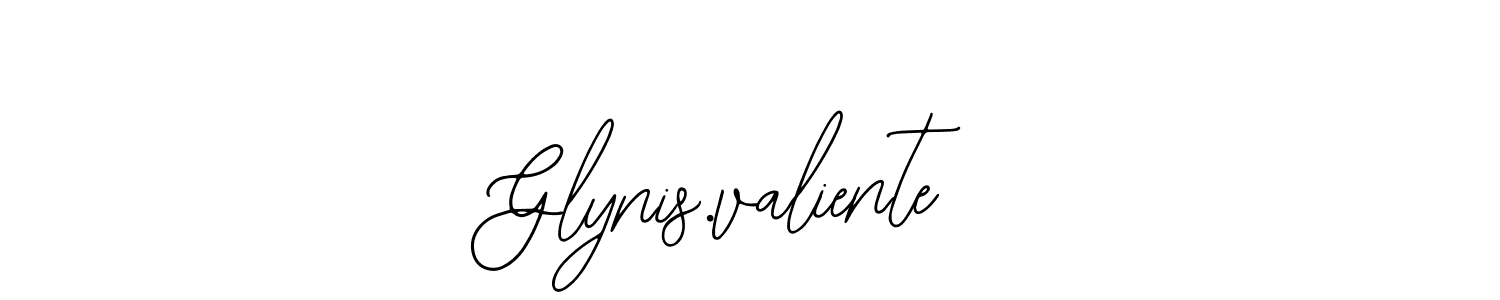 The best way (Bearetta-2O07w) to make a short signature is to pick only two or three words in your name. The name Glynis.valiente include a total of six letters. For converting this name. Glynis.valiente signature style 12 images and pictures png