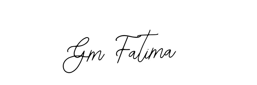 Also we have Gm Fatima name is the best signature style. Create professional handwritten signature collection using Bearetta-2O07w autograph style. Gm Fatima signature style 12 images and pictures png