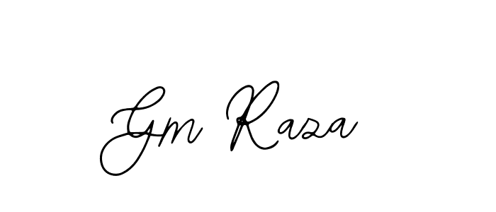 Bearetta-2O07w is a professional signature style that is perfect for those who want to add a touch of class to their signature. It is also a great choice for those who want to make their signature more unique. Get Gm Raza name to fancy signature for free. Gm Raza signature style 12 images and pictures png