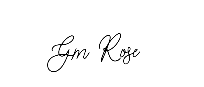 The best way (Bearetta-2O07w) to make a short signature is to pick only two or three words in your name. The name Gm Rose include a total of six letters. For converting this name. Gm Rose signature style 12 images and pictures png
