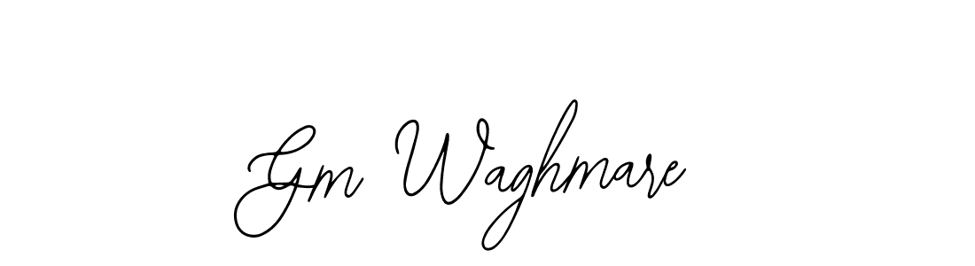 Use a signature maker to create a handwritten signature online. With this signature software, you can design (Bearetta-2O07w) your own signature for name Gm Waghmare. Gm Waghmare signature style 12 images and pictures png