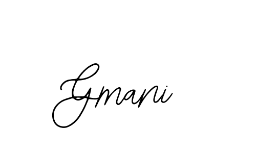 The best way (Bearetta-2O07w) to make a short signature is to pick only two or three words in your name. The name Gmani include a total of six letters. For converting this name. Gmani signature style 12 images and pictures png