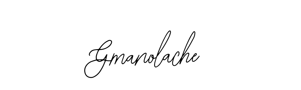 How to make Gmanolache name signature. Use Bearetta-2O07w style for creating short signs online. This is the latest handwritten sign. Gmanolache signature style 12 images and pictures png