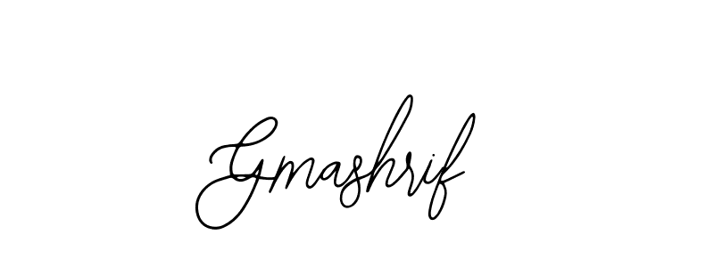 How to Draw Gmashrif signature style? Bearetta-2O07w is a latest design signature styles for name Gmashrif. Gmashrif signature style 12 images and pictures png