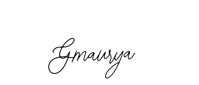 How to make Gmaurya signature? Bearetta-2O07w is a professional autograph style. Create handwritten signature for Gmaurya name. Gmaurya signature style 12 images and pictures png