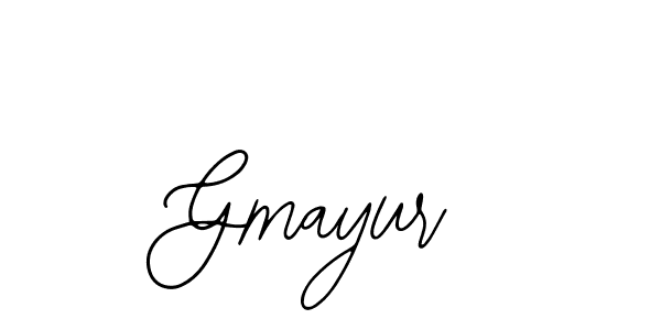 Gmayur stylish signature style. Best Handwritten Sign (Bearetta-2O07w) for my name. Handwritten Signature Collection Ideas for my name Gmayur. Gmayur signature style 12 images and pictures png