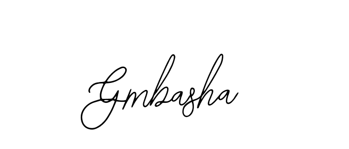 Make a beautiful signature design for name Gmbasha. Use this online signature maker to create a handwritten signature for free. Gmbasha signature style 12 images and pictures png