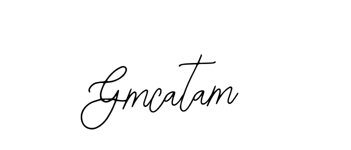 The best way (Bearetta-2O07w) to make a short signature is to pick only two or three words in your name. The name Gmcatam include a total of six letters. For converting this name. Gmcatam signature style 12 images and pictures png