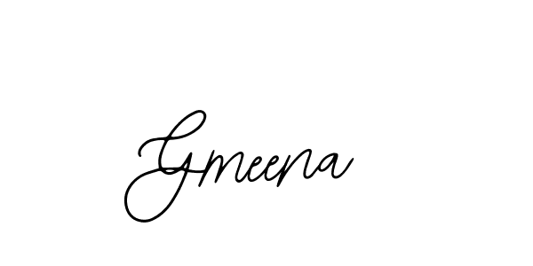 if you are searching for the best signature style for your name Gmeena. so please give up your signature search. here we have designed multiple signature styles  using Bearetta-2O07w. Gmeena signature style 12 images and pictures png