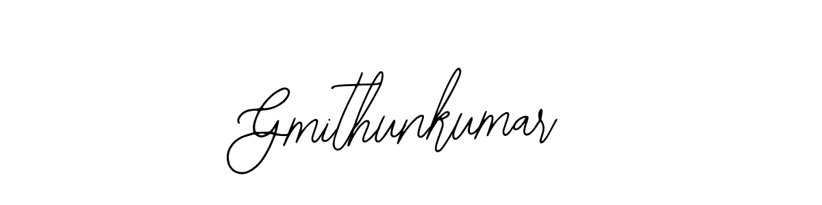 How to make Gmithunkumar signature? Bearetta-2O07w is a professional autograph style. Create handwritten signature for Gmithunkumar name. Gmithunkumar signature style 12 images and pictures png