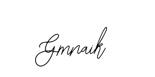 if you are searching for the best signature style for your name Gmnaik. so please give up your signature search. here we have designed multiple signature styles  using Bearetta-2O07w. Gmnaik signature style 12 images and pictures png