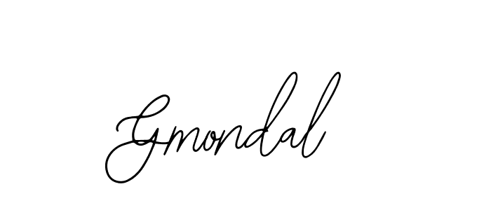 Gmondal stylish signature style. Best Handwritten Sign (Bearetta-2O07w) for my name. Handwritten Signature Collection Ideas for my name Gmondal. Gmondal signature style 12 images and pictures png