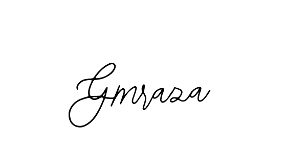 Use a signature maker to create a handwritten signature online. With this signature software, you can design (Bearetta-2O07w) your own signature for name Gmraza. Gmraza signature style 12 images and pictures png