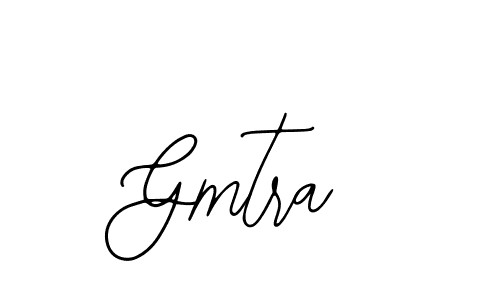 How to make Gmtra name signature. Use Bearetta-2O07w style for creating short signs online. This is the latest handwritten sign. Gmtra signature style 12 images and pictures png