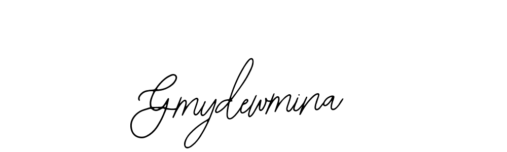 How to make Gmydewmina name signature. Use Bearetta-2O07w style for creating short signs online. This is the latest handwritten sign. Gmydewmina signature style 12 images and pictures png
