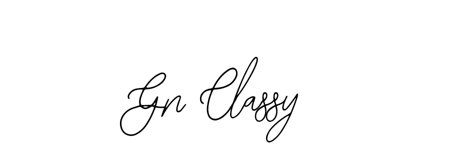 How to make Gn Classy signature? Bearetta-2O07w is a professional autograph style. Create handwritten signature for Gn Classy name. Gn Classy signature style 12 images and pictures png