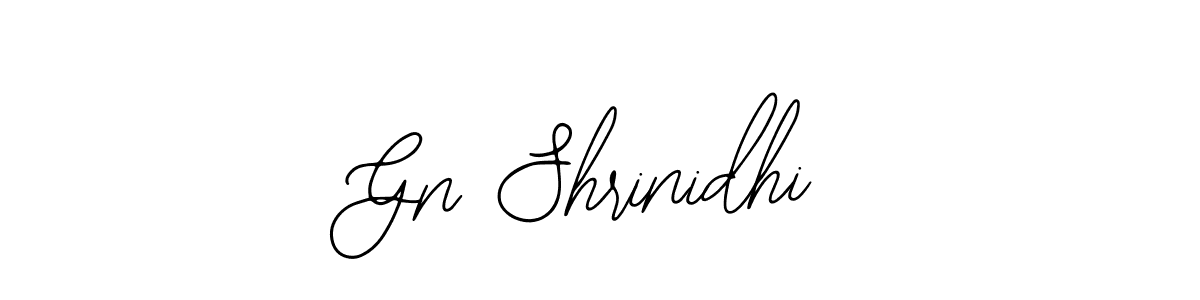 Also we have Gn Shrinidhi name is the best signature style. Create professional handwritten signature collection using Bearetta-2O07w autograph style. Gn Shrinidhi signature style 12 images and pictures png