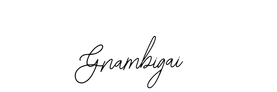 Create a beautiful signature design for name Gnambigai. With this signature (Bearetta-2O07w) fonts, you can make a handwritten signature for free. Gnambigai signature style 12 images and pictures png