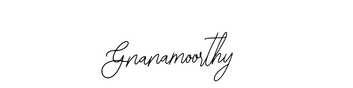 Use a signature maker to create a handwritten signature online. With this signature software, you can design (Bearetta-2O07w) your own signature for name Gnanamoorthy. Gnanamoorthy signature style 12 images and pictures png