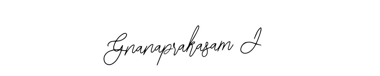 Similarly Bearetta-2O07w is the best handwritten signature design. Signature creator online .You can use it as an online autograph creator for name Gnanaprakasam J. Gnanaprakasam J signature style 12 images and pictures png
