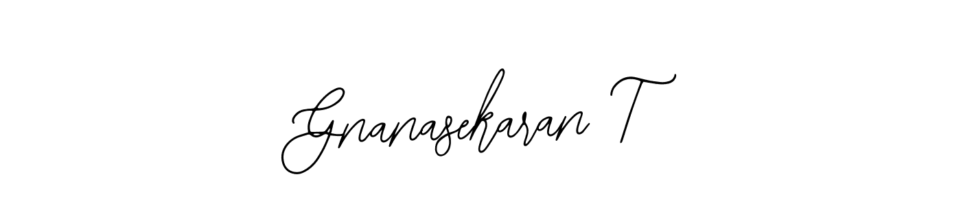 Similarly Bearetta-2O07w is the best handwritten signature design. Signature creator online .You can use it as an online autograph creator for name Gnanasekaran T. Gnanasekaran T signature style 12 images and pictures png