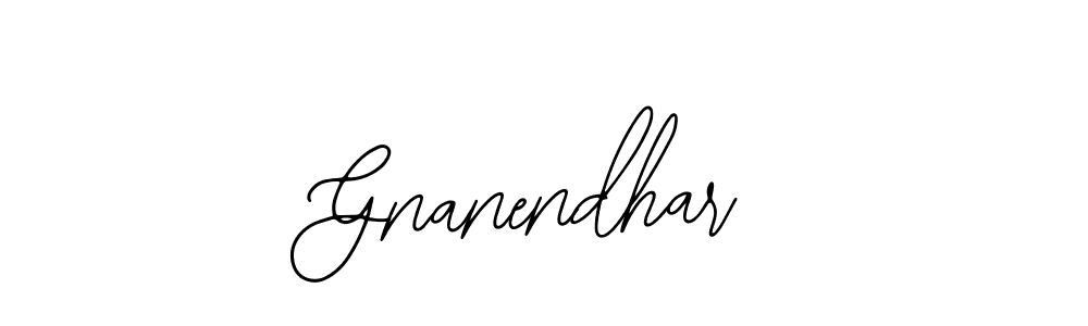 How to make Gnanendhar name signature. Use Bearetta-2O07w style for creating short signs online. This is the latest handwritten sign. Gnanendhar signature style 12 images and pictures png