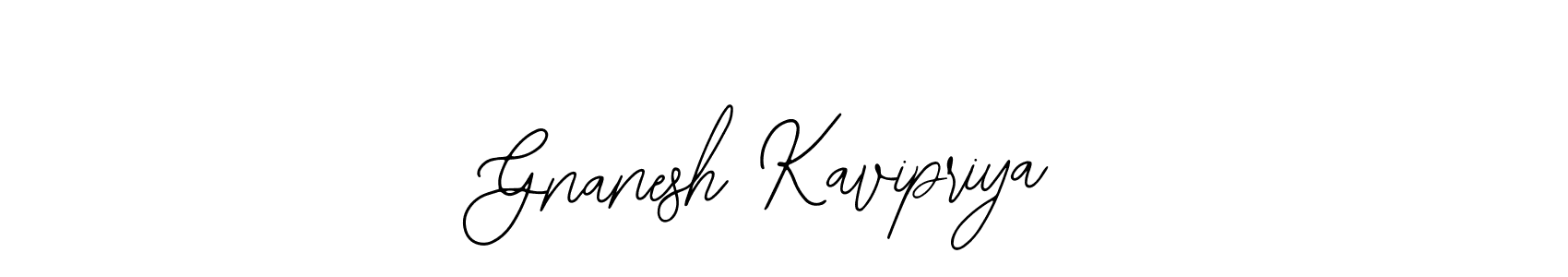 How to Draw Gnanesh Kavipriya signature style? Bearetta-2O07w is a latest design signature styles for name Gnanesh Kavipriya. Gnanesh Kavipriya signature style 12 images and pictures png