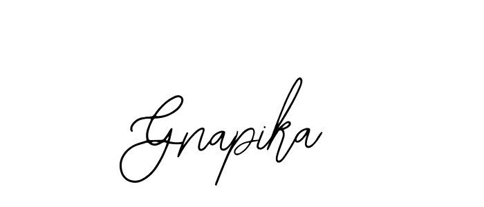 Make a beautiful signature design for name Gnapika. With this signature (Bearetta-2O07w) style, you can create a handwritten signature for free. Gnapika signature style 12 images and pictures png